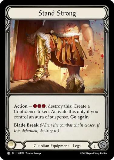 Stand Strong (Cold Foil) [SUP169] (Super Slam)  Cold Foil | Magic Magpie