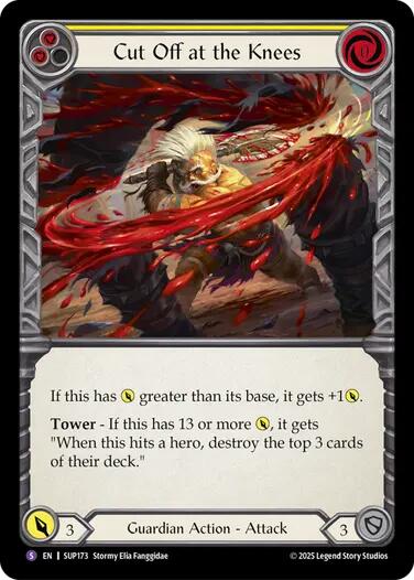 Cut Off at the Knees [SUP173] (Super Slam)  Rainbow Foil | Magic Magpie