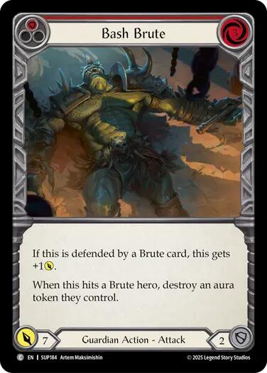 Bash Brute [SUP184] (Super Slam)  Rainbow Foil | Magic Magpie