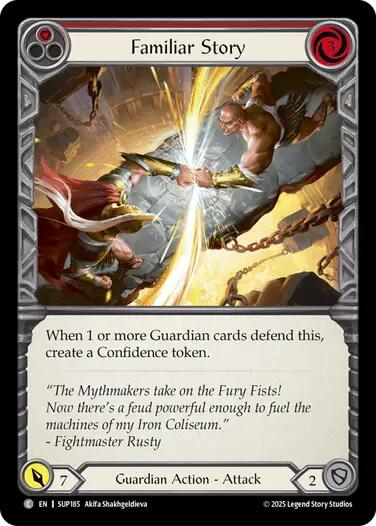 Familiar Story [SUP185] (Super Slam)  Rainbow Foil | Magic Magpie