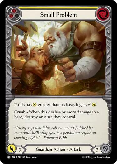 Small Problem [SUP193] (Super Slam)  Rainbow Foil | Magic Magpie