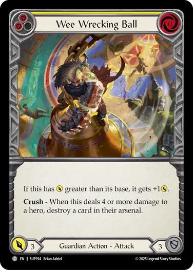 Wee Wrecking Ball [SUP194] (Super Slam)  Rainbow Foil | Magic Magpie