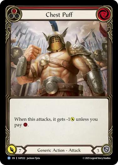 Chest Puff [SUP222] (Super Slam)  Rainbow Foil | Magic Magpie