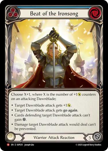 Beat of the Ironsong [SUP251] (Super Slam)  Rainbow Foil | Magic Magpie