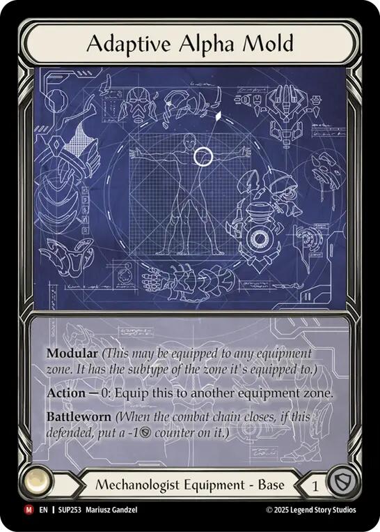 Adaptive Alpha Mold (Extended Art Cold Foil) [SUP253] (Super Slam)  Cold Foil | Magic Magpie