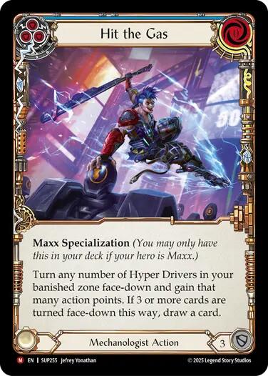 Hit the Gas [SUP255] (Super Slam)  Rainbow Foil | Magic Magpie