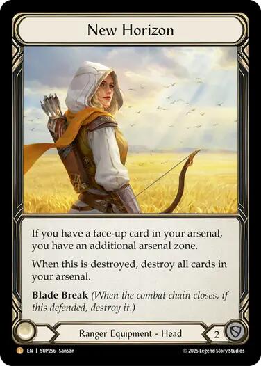 New Horizon [SUP256] (Super Slam)  Rainbow Foil | Magic Magpie