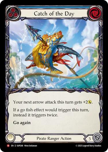 Catch of the Day [SUP268] (Super Slam)  Rainbow Foil | Magic Magpie