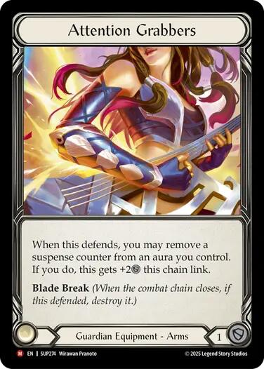 Attention Grabbers (Cold Foil) [SUP273] (Super Slam)  Cold Foil | Magic Magpie