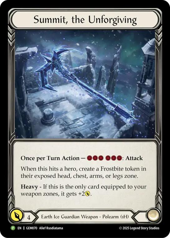 Summit, the Unforgiving [GEM070] (GEM Pack 3)  Cold Foil | Magic Magpie