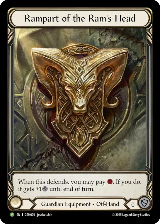 Rampart of the Ram's Head [GEM079] (GEM Pack 3)  Rainbow Foil | Magic Magpie