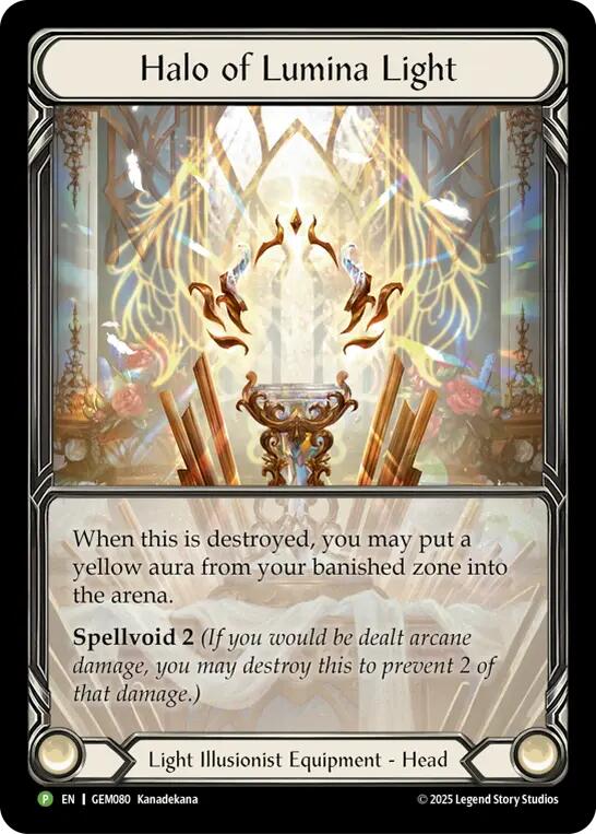 Halo of Lumina Light [GEM080] (GEM Pack 3)  Rainbow Foil | Magic Magpie