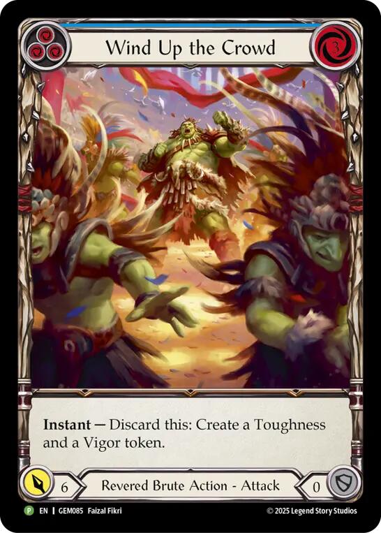 Wind Up the Crowd [GEM085] (GEM Pack 3)  Rainbow Foil | Magic Magpie