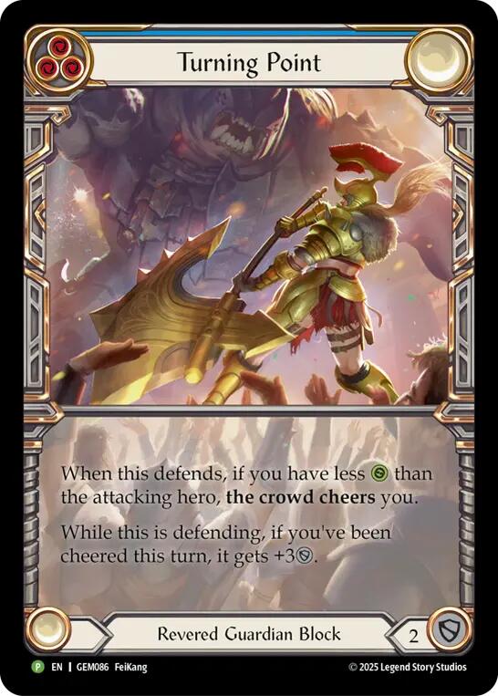 Turning Point [GEM086] (GEM Pack 3)  Rainbow Foil | Magic Magpie