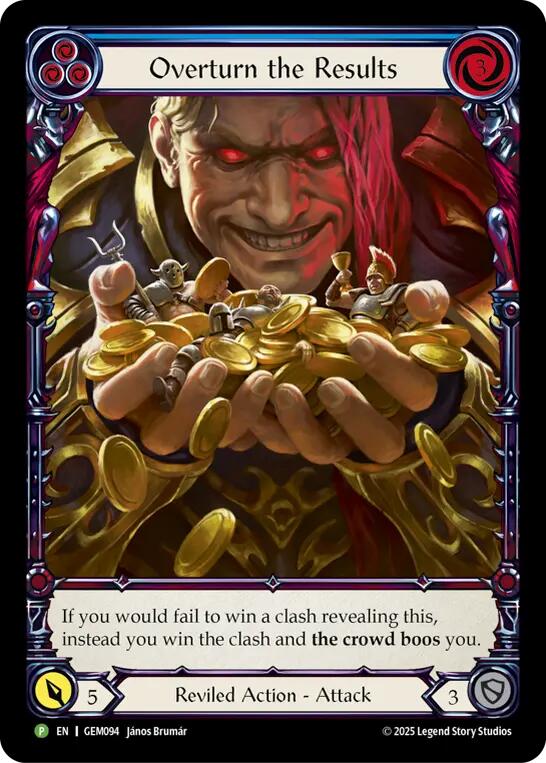 Overturn the Results [GEM094] (GEM Pack 3) | Magic Magpie