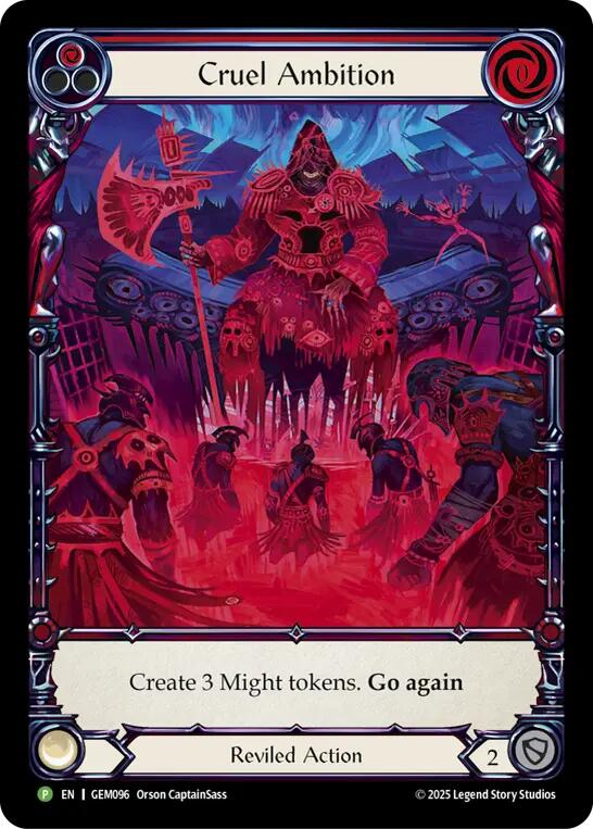 Cruel Ambition [GEM096] (GEM Pack 3) | Magic Magpie