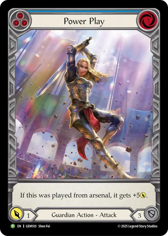 Power Play [GEM103] (GEM Pack 3)  Rainbow Foil | Magic Magpie