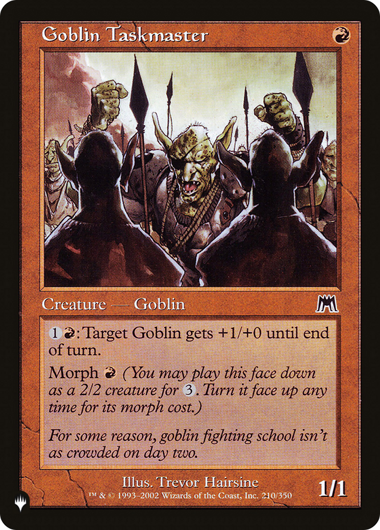 Goblin Taskmaster [The List Reprints] | Magic Magpie