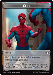 Copy // Human Citizen Double-Sided Token [Marvel's Spider-Man Tokens] | Magic Magpie