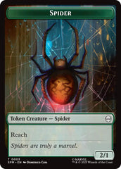 Spider // Treasure Double-Sided Token [Marvel's Spider-Man Tokens] | Magic Magpie