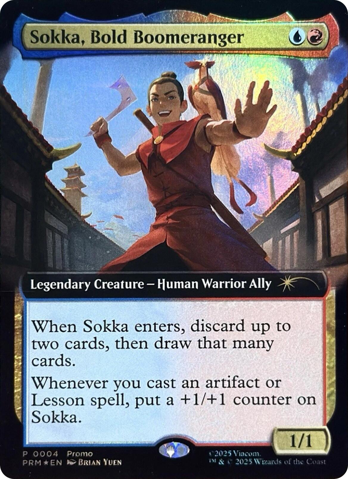 Sokka, Bold Boomeranger (Extended Art) [Media Promos] | Magic Magpie