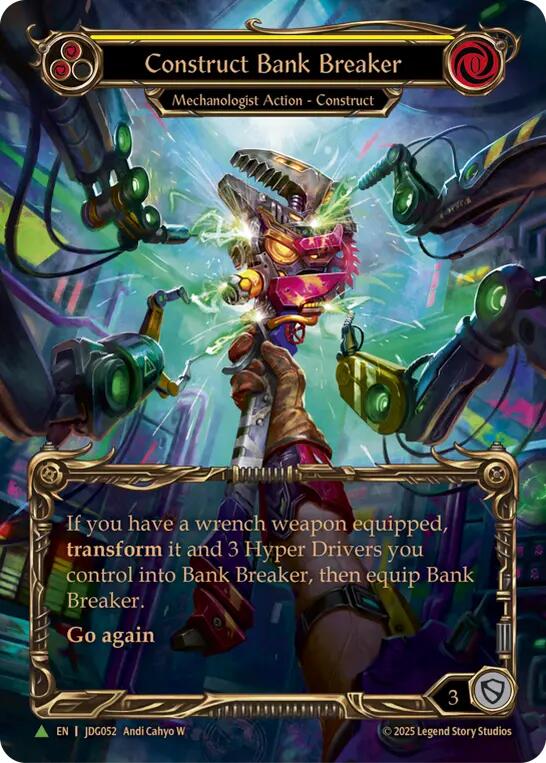 Construct Bank Breaker [JDG052] (Promo)  Cold Foil | Magic Magpie