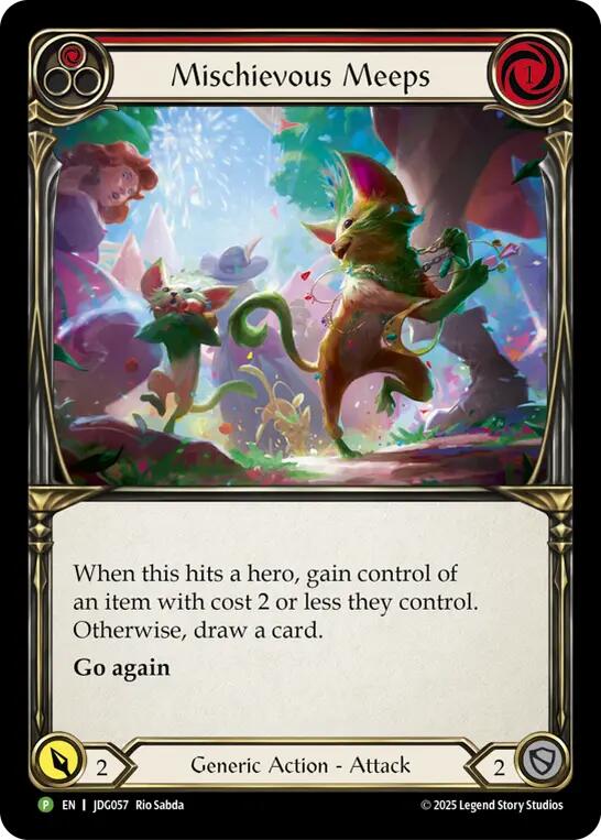 Mischievous Meeps [JDG057] (Promo)  Cold Foil | Magic Magpie