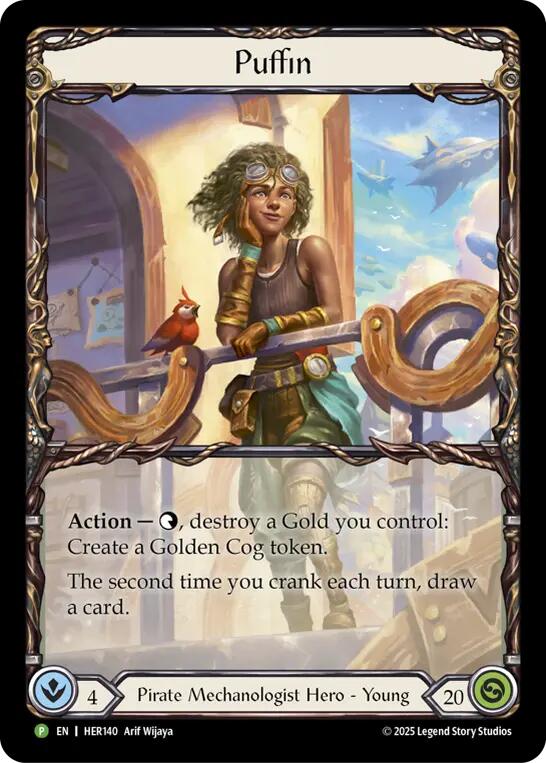 Puffin [HER140] (Promo)  Rainbow Foil | Magic Magpie