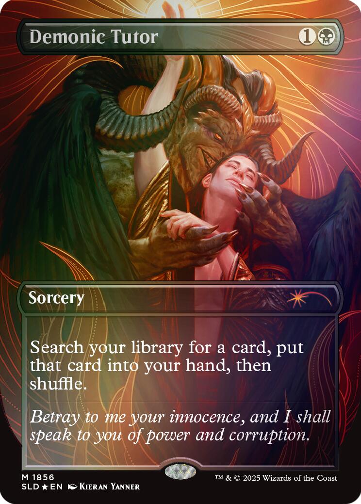 Demonic Tutor (Rainbow Foil) [Secret Lair Drop Series] | Magic Magpie