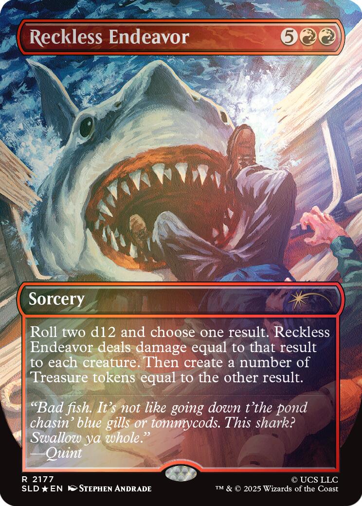 Reckless Endeavor (Rainbow Foil) [Secret Lair Drop Series] | Magic Magpie