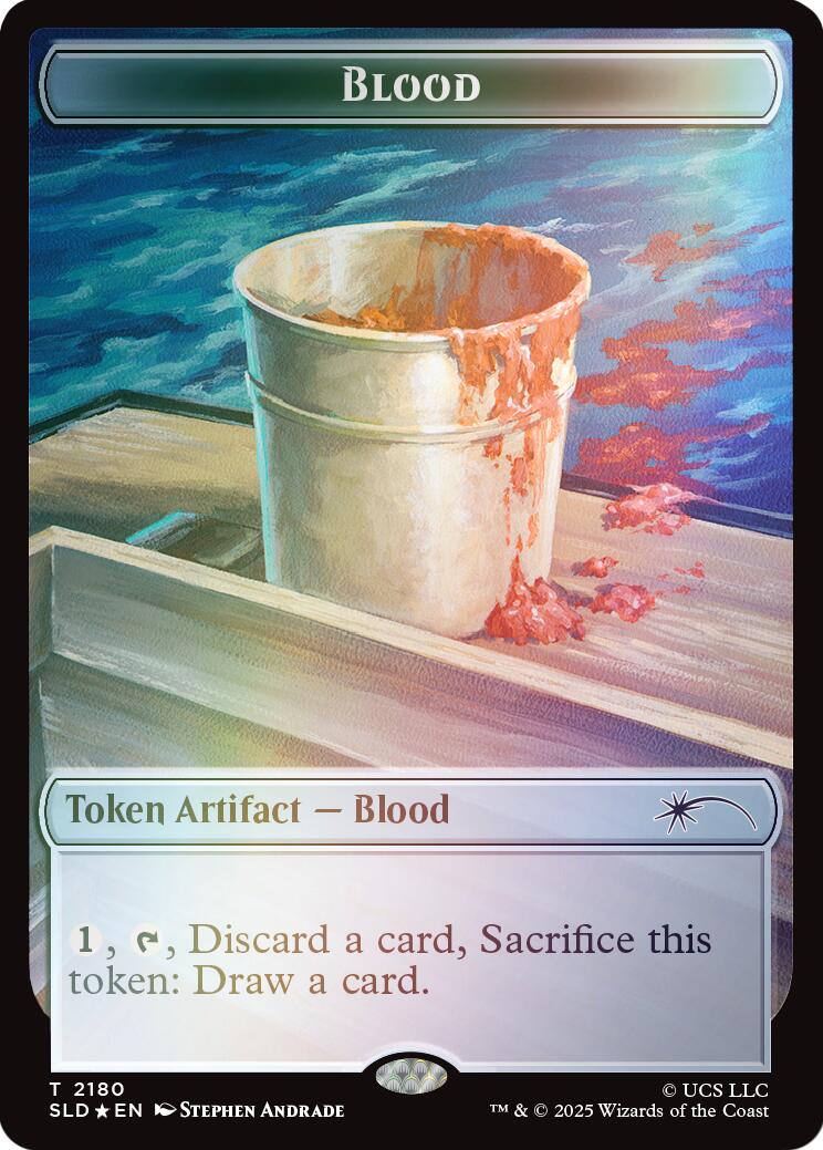Blood Token (Rainbow Foil) [Secret Lair Drop Series] | Magic Magpie