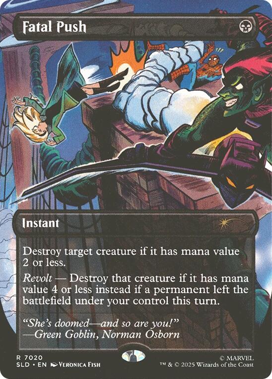 Fatal Push (7020) [Secret Lair Drop Series] | Magic Magpie