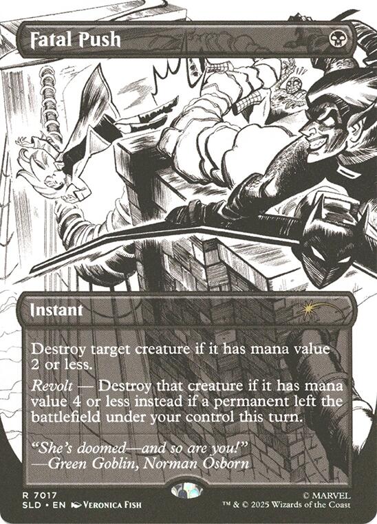 Fatal Push (7017) [Secret Lair Drop Series] | Magic Magpie