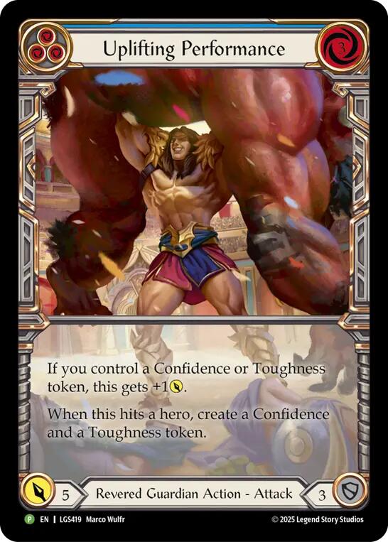Uplifting Performance [LGS419] (Promo)  Cold Foil | Magic Magpie