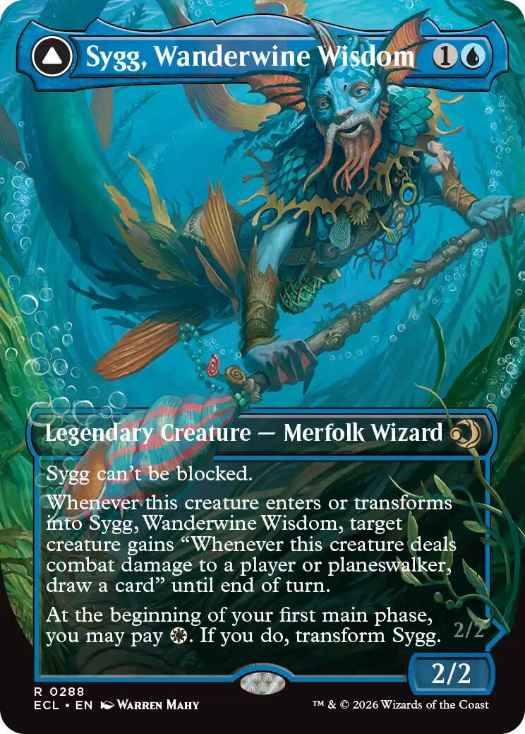 Sygg, Wanderwine Wisdom (Borderless) [Lorwyn Eclipsed] | Magic Magpie
