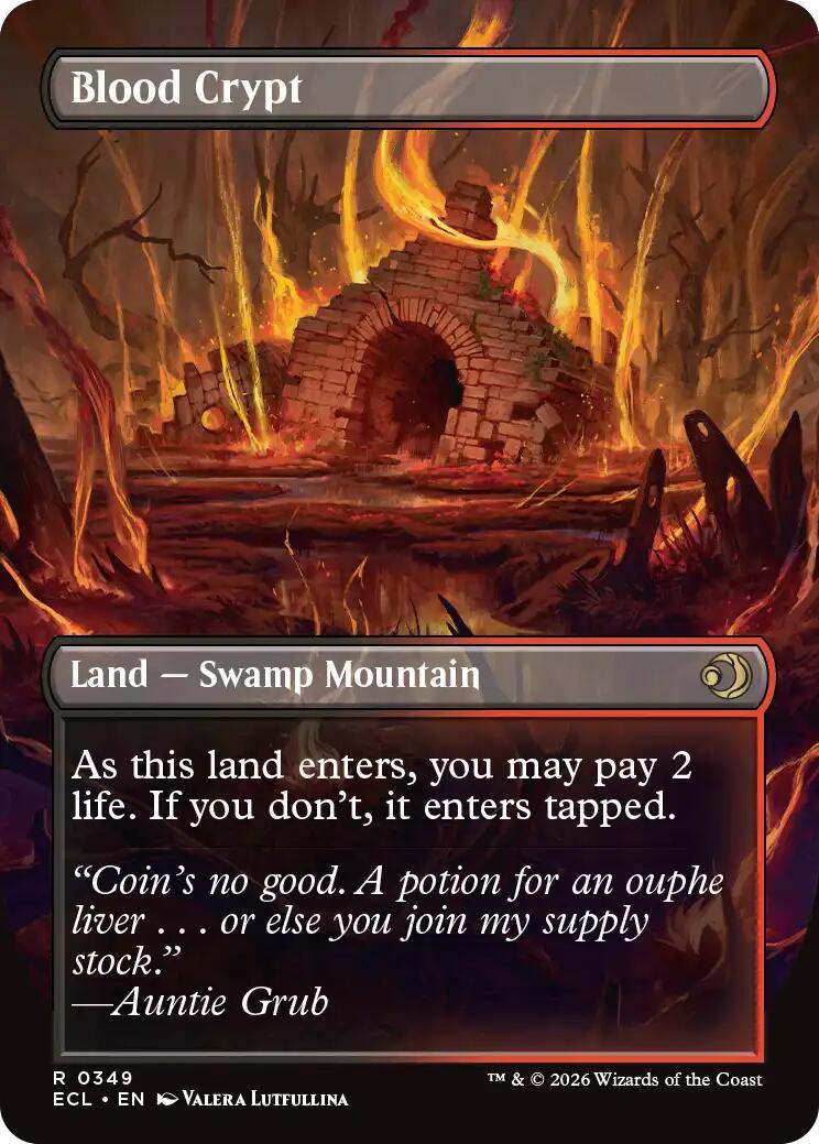 Blood Crypt (Borderless) [Lorwyn Eclipsed] | Magic Magpie