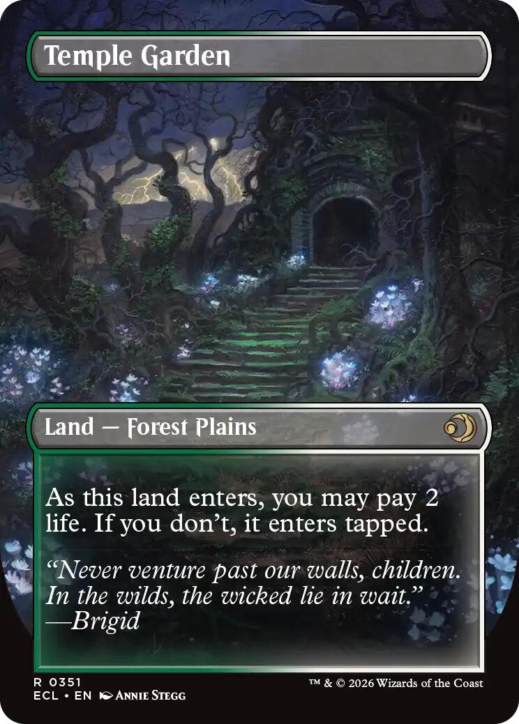 Temple Garden (Borderless) [Lorwyn Eclipsed] | Magic Magpie