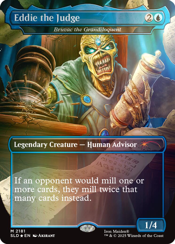 Eddie the Judge - Bruvac the Grandiloquent (Rainbow Foil) [Secret Lair Drop Series] | Magic Magpie