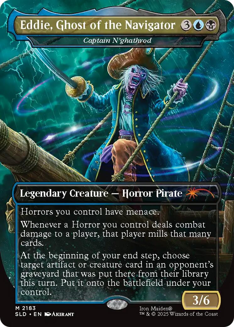Eddie, Ghost of the Navigator - Captain N'ghathrod [Secret Lair Drop Series] | Magic Magpie