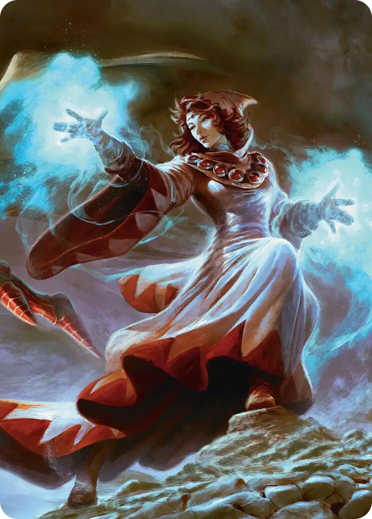 The Destined White Mage Scene Art Card [FINAL FANTASY Art Series] | Magic Magpie