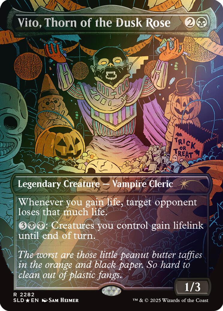 Vito, Thorn of the Dusk Rose (Rainbow Foil) [Secret Lair Drop Series] | Magic Magpie