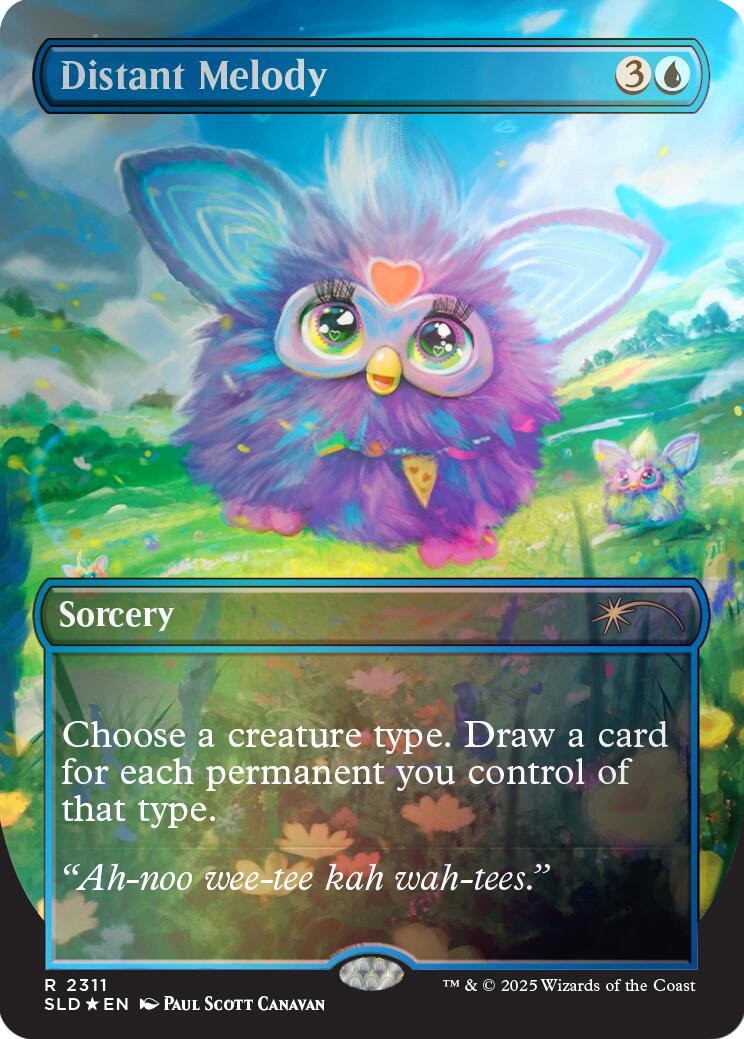 Distant Melody (2311) (Rainbow Foil) [Secret Lair Drop Series] | Magic Magpie