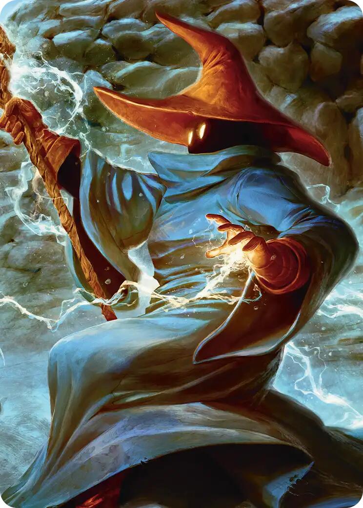 The Destined Black Mage Scene Art Card [FINAL FANTASY Art Series] | Magic Magpie