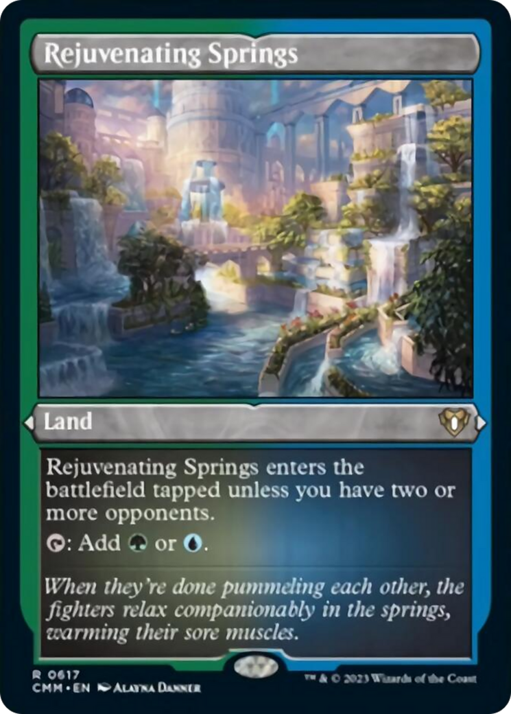 Rejuvenating Springs (Foil Etched) [Commander Masters] | Magic Magpie