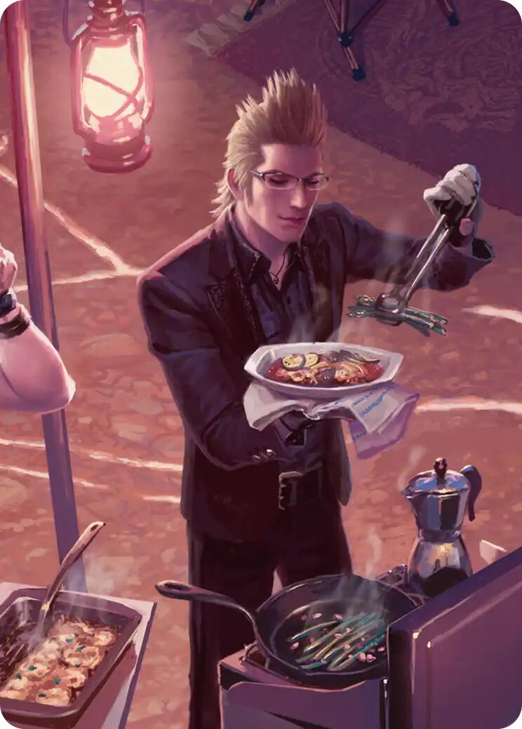 Campsite Cuisine Scene Art Card [FINAL FANTASY Art Series] | Magic Magpie