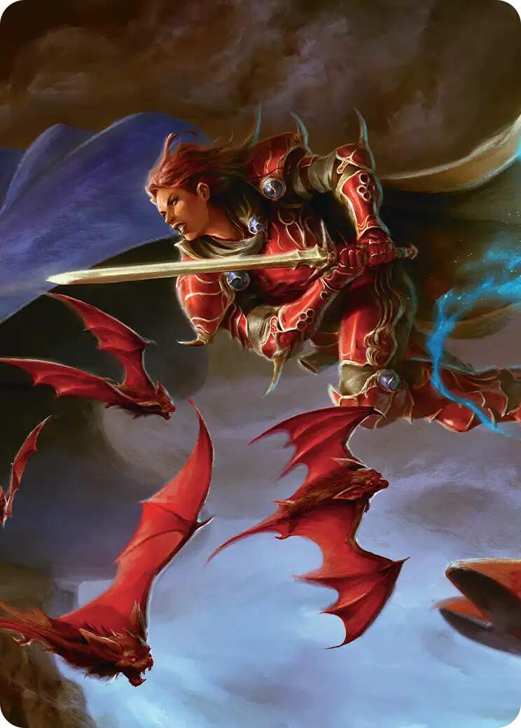 The Destined Warrior Scene Art Card [FINAL FANTASY Art Series] | Magic Magpie