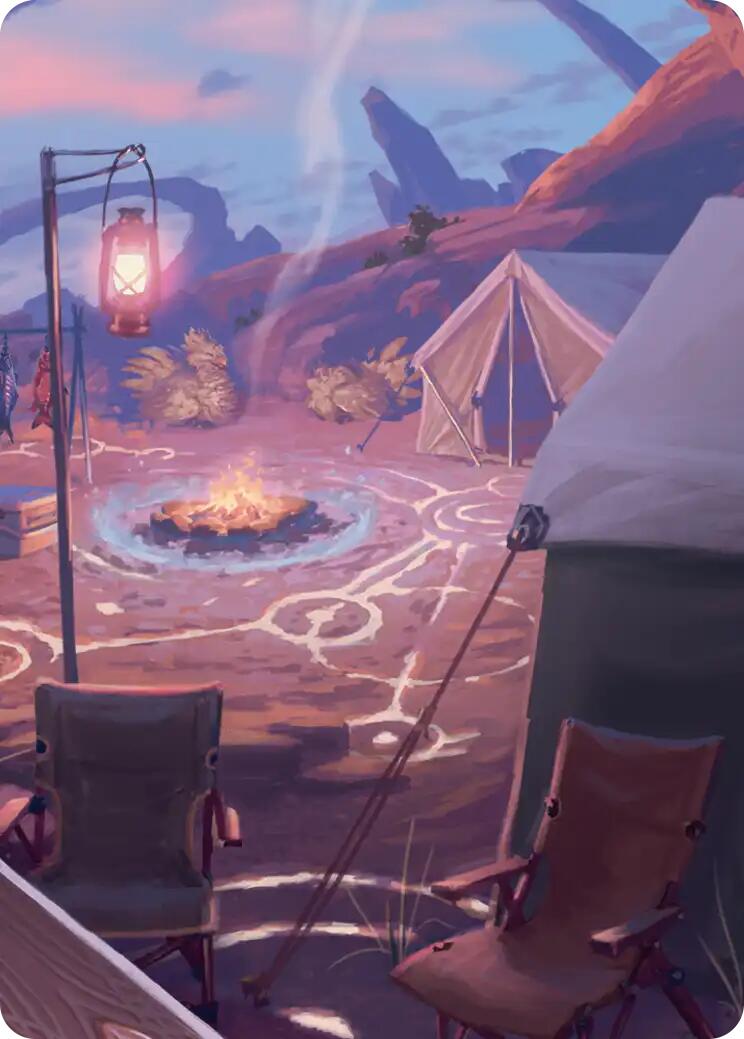 Chocobo Camp Scene Art Card [FINAL FANTASY Art Series] | Magic Magpie