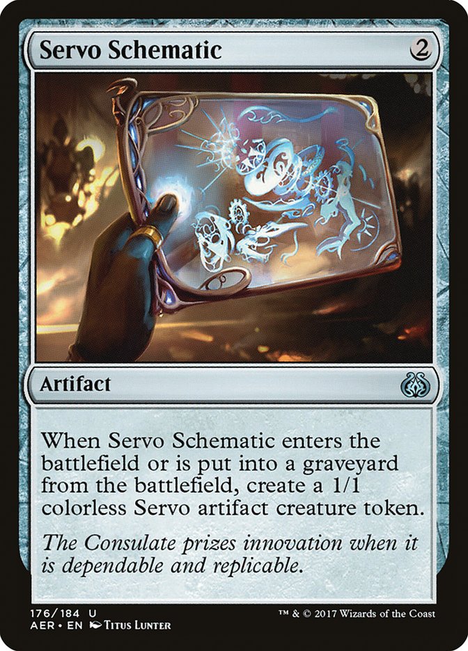 Servo Schematic [Aether Revolt] | Magic Magpie