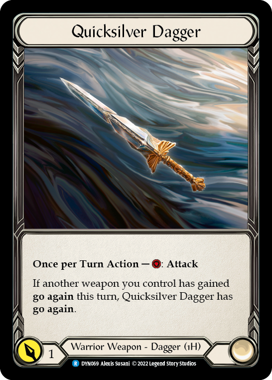 Quicksilver Dagger [DYN069] (Dynasty)  Rainbow Foil | Magic Magpie