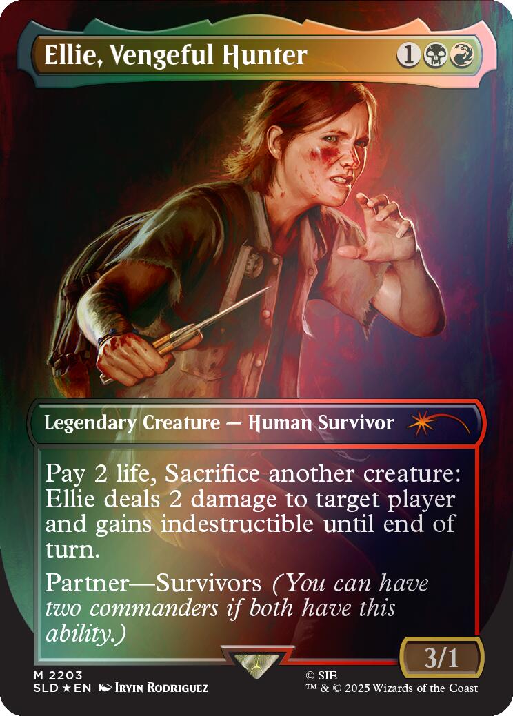 Ellie, Vengeful Hunter (Rainbow Foil) [Secret Lair Drop Series] | Magic Magpie